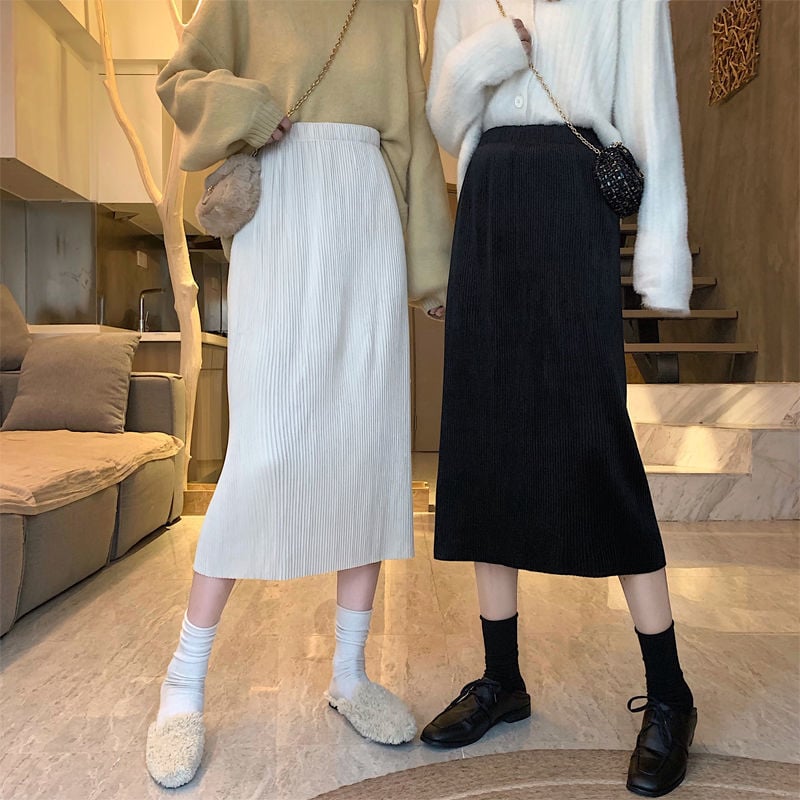 New High Waist Skirt for Autumn and Winter