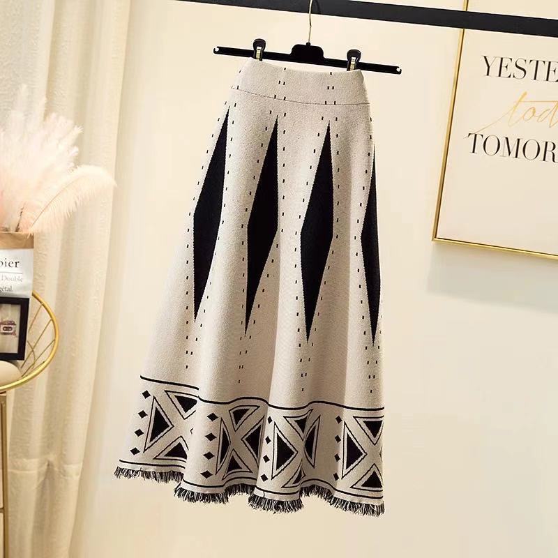 Plaid Long Dress for Women's Fashion Style