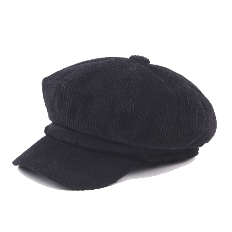 Artistic Retro Cotton Octagonal Cap for Men and Women
