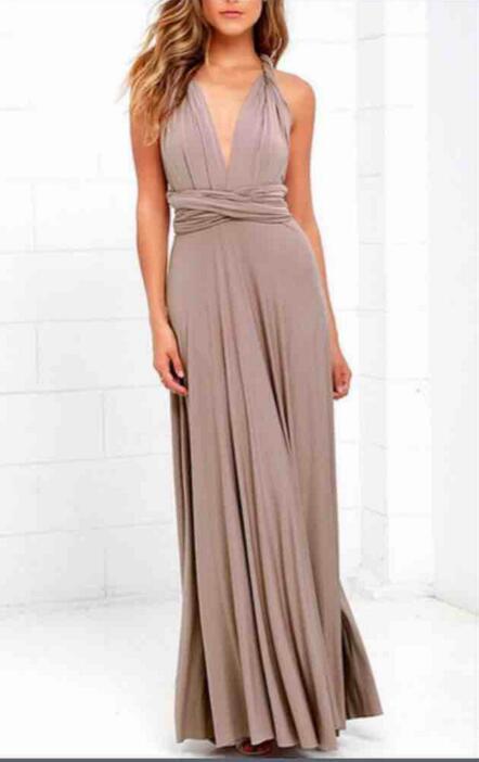 Cross-Back Sexy Strappy Maxi Dress (Evening Gown)