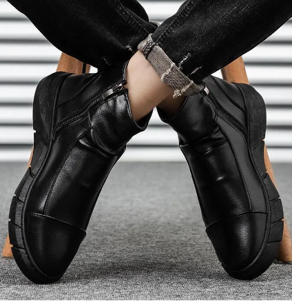 Men's High Top Casual Leather Martin Boots