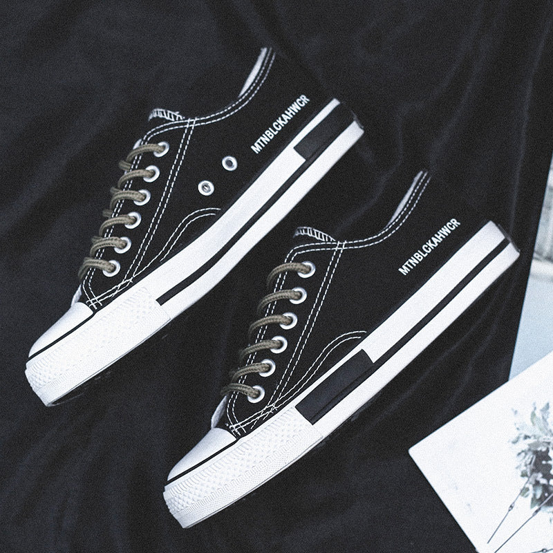 Korean Low-Top Canvas Sneakers