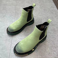 Men's Thick-Soled Round Scalp Martin Boots