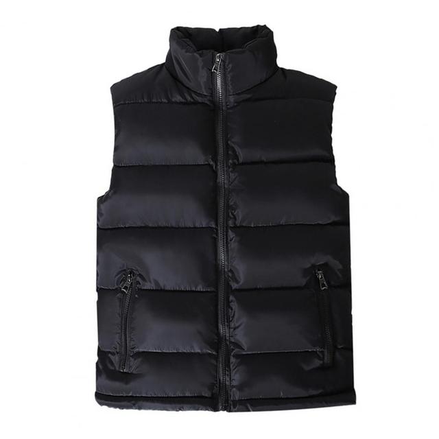 Men's Polyester Fiber Waistcoat for Casual Scenes