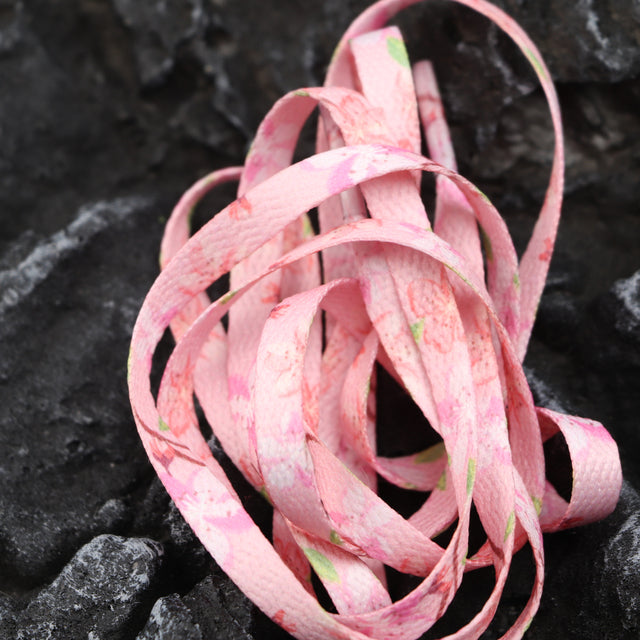Cherry Blossom Pink Decorative Shoelaces for Women