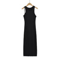 Women's Long Skinny Hip Skirt Dress