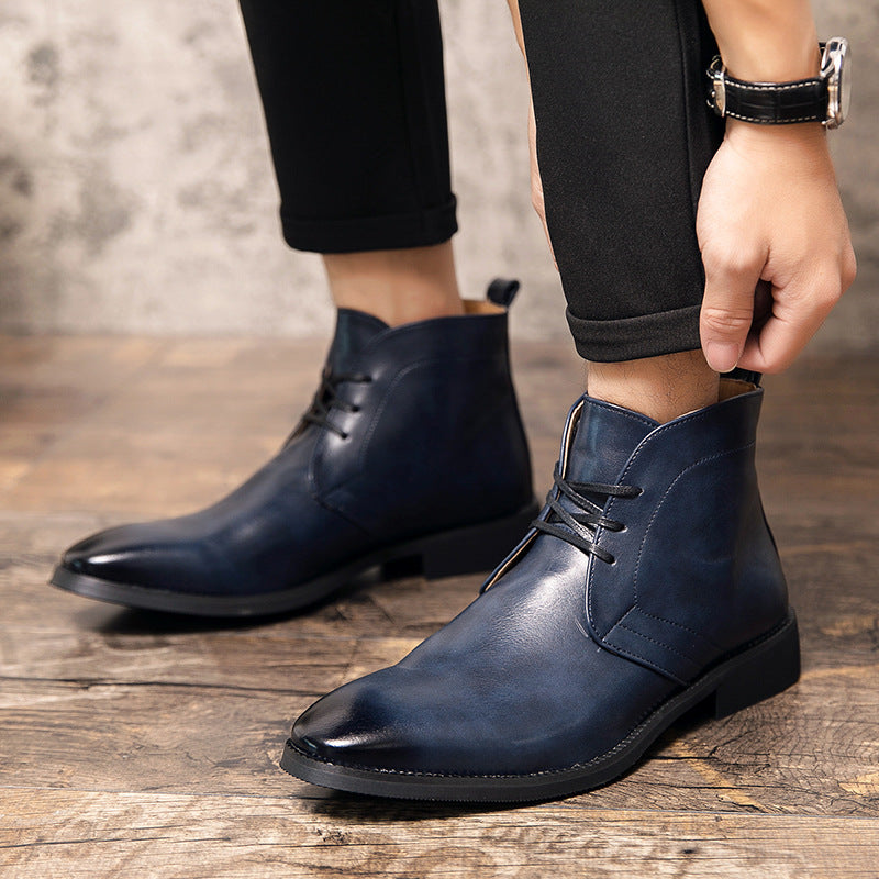 Liman Classic Men's Orthopedic Boots with Fur Lining