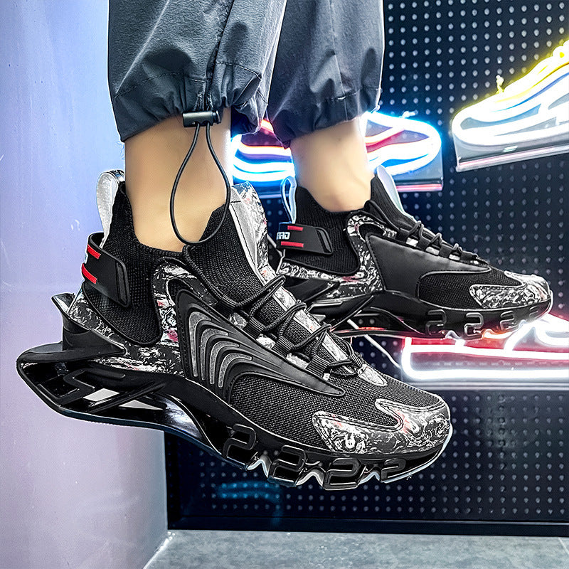Men's Autumn Air Cushion Breathable Running Shoes