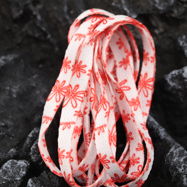 Cherry Blossom Pink Decorative Shoelaces for Women