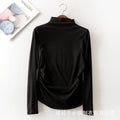 New Spring Autumn Slim Fit Turtleneck Long Sleeve Tee