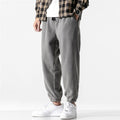 Trendy Flannel Drawstring Rocking Grain Sweatpants