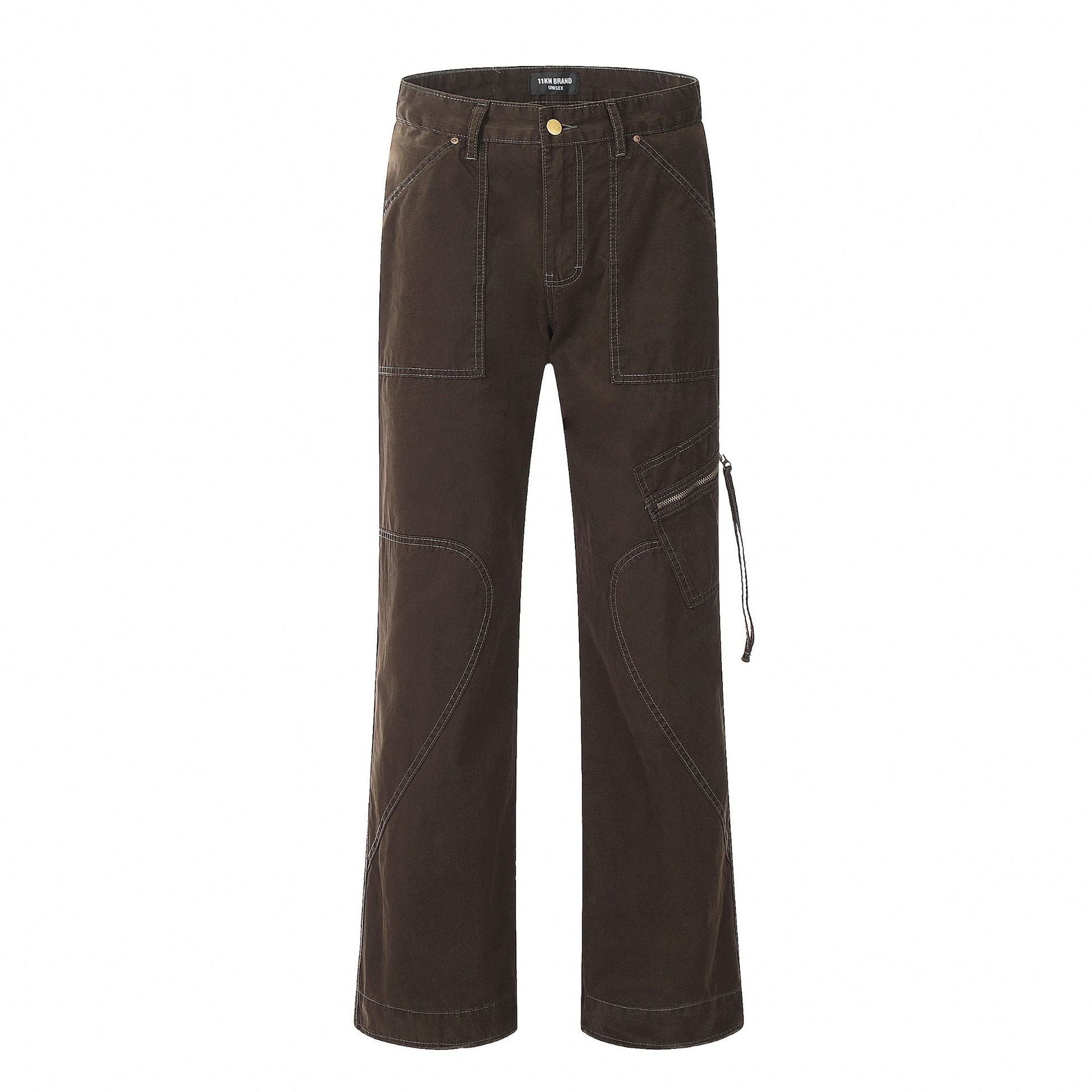 High Street Loose Fit Casual Wide-Leg Pants