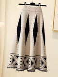 Plaid Long Dress for Women's Fashion Style
