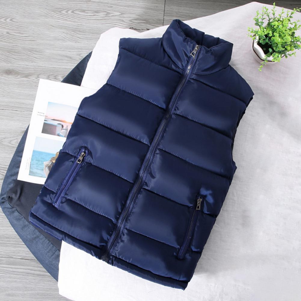 Men's Polyester Fiber Waistcoat for Casual Scenes