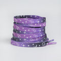 Tie-Dye Polyester Flat Shoelaces for Sneakers