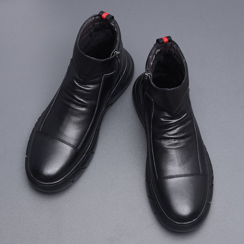 Men's High Top Casual Leather Martin Boots