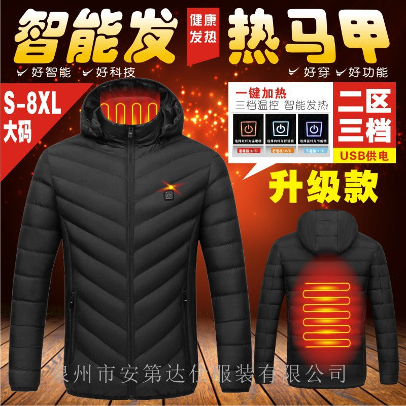 Smart USB Heated Jacket for Fall and Winter (Unisex)