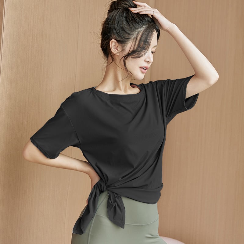 Women's Loose Fit Short Sleeve Sports T-shirt
