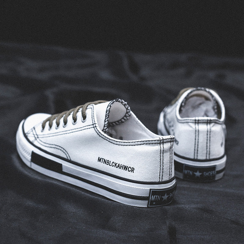Korean Low-Top Canvas Sneakers