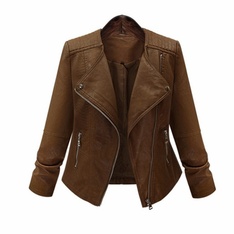 Thin Leather Locomotive Coat