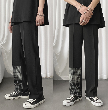 Spring Korean Loose Harem Casual Retro Trousers