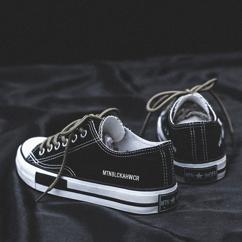 Korean Low-Top Canvas Sneakers