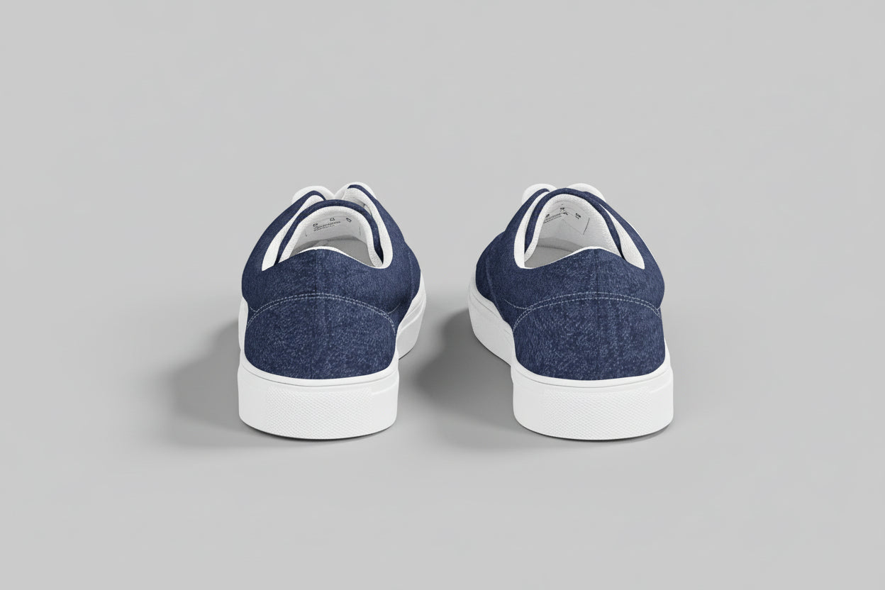 Urban Denim Low – Blue Denim Low-Top Sneakers Men’s