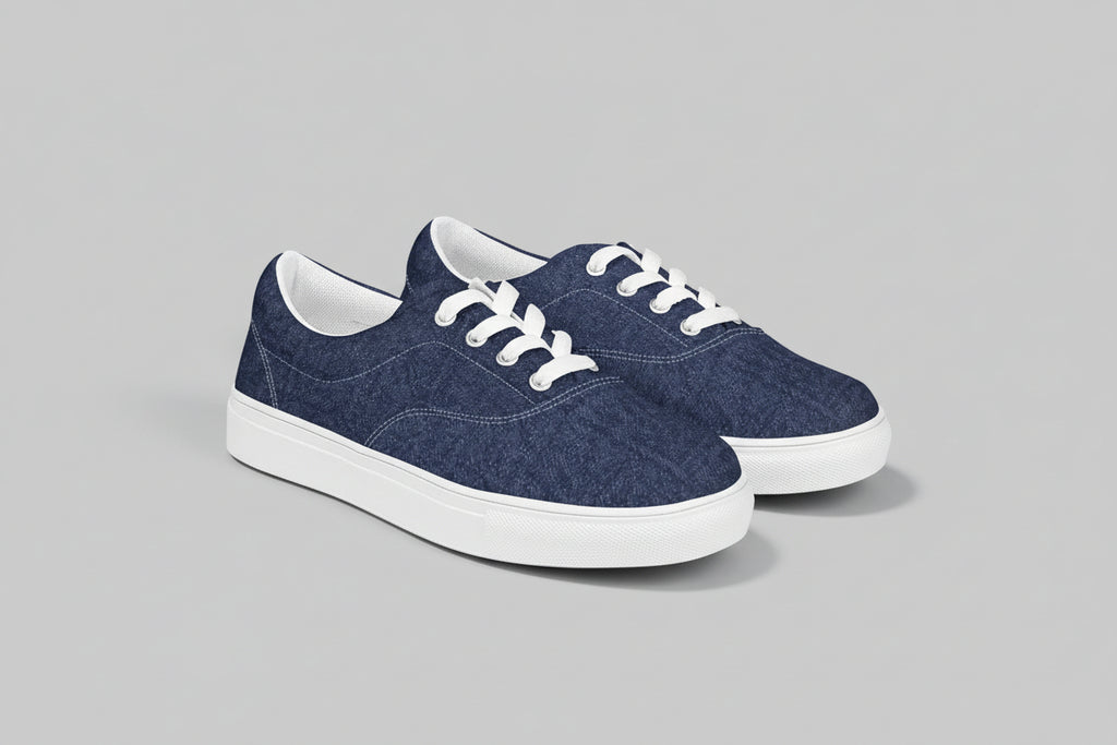 Urban Denim Low – Blue Denim Low-Top Sneakers Men’s